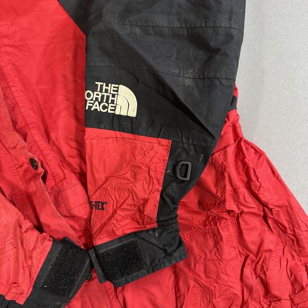 The North Face Jacket Womens Medium Red Black Gore-Tex Hooded Ski Rain Shell - Picture 2 of 6